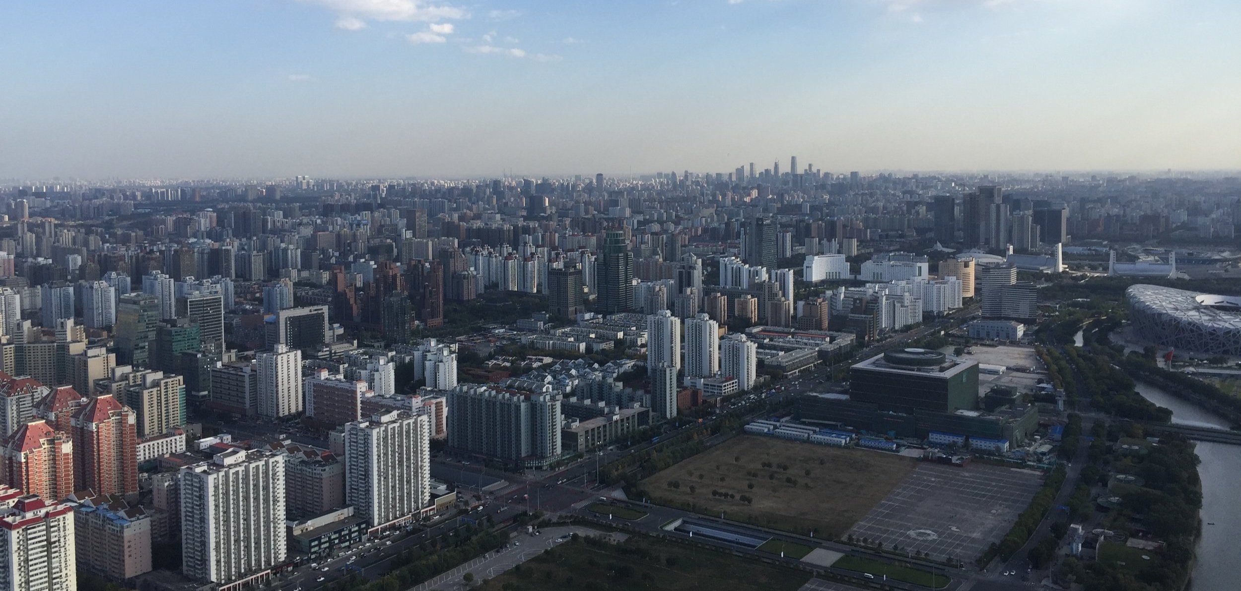 Built structure around Bird Nest Stadium, Beijing